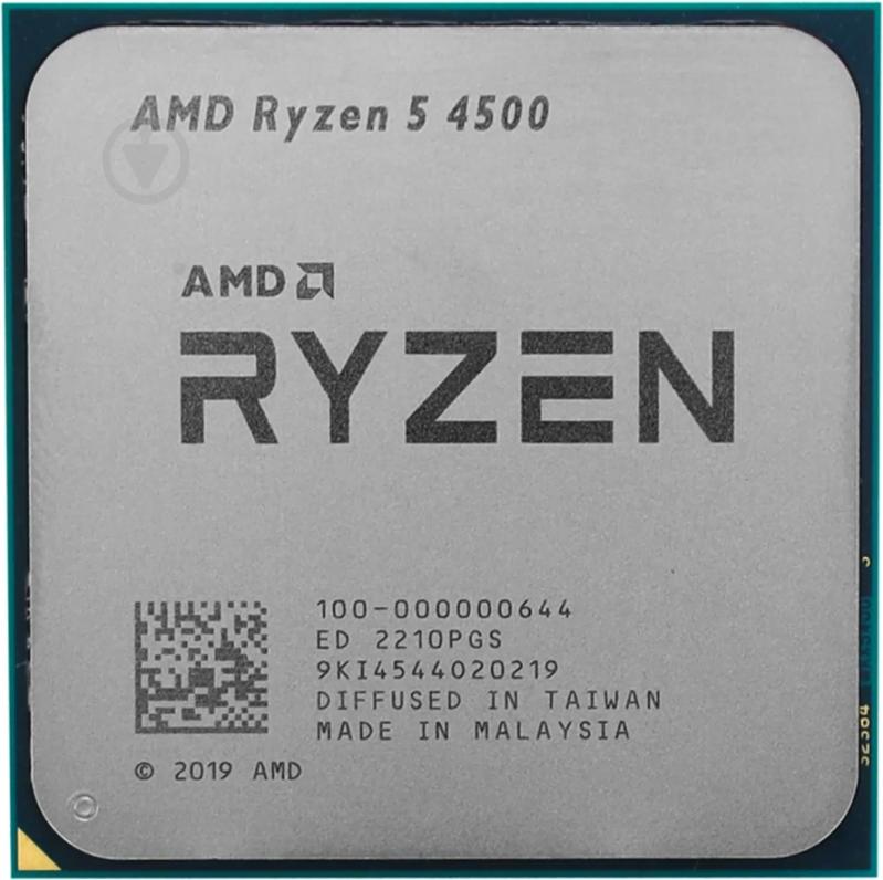 Процессор AMD Ryzen 5 4500 3,6 GHz Socket AM4 Tray (100-000000644) - фото 1 Процессор AMD Ryzen 5 4500 3,6 GHz Socket AM4 Tray (100-000000644) - фото 1