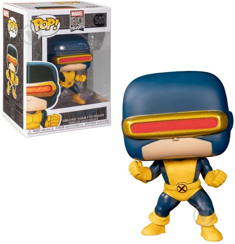 Набор подарочный Funko Фигурка+Футболка Marvel 80th First Appearance Cyclops (L) 47364 (FUN255116) - фото 3