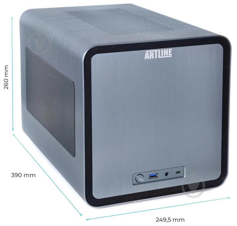 Системный блок Artline Overlord V8 (V8v49) grey - фото 12