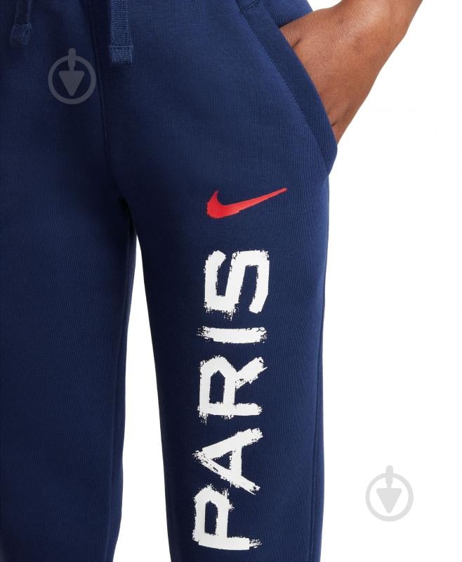 Штани Nike PSG B NSCLUB FLC JGR PANT GX FQ3046-410 р. M синій - фото 3