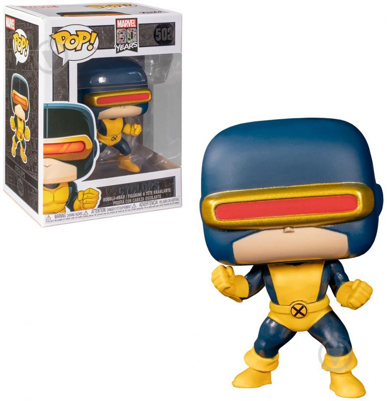 Набір подарунковий Funko POP Фігурка+Футболка Marvel 80th: First Appearance: Cyclops (M) 47363 (FUN255115) - фото 3