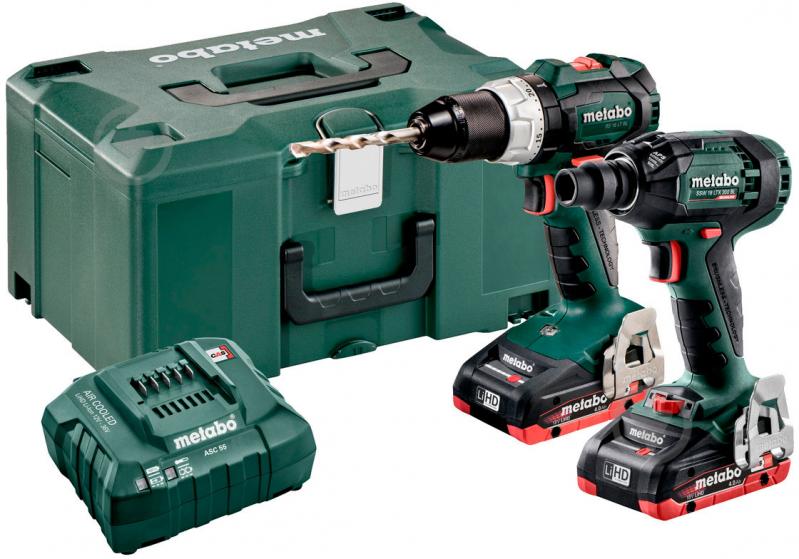 Набор аккумуляторного инструмента Metabo COMBO SET 2.1.16 18 V BL LIHD 685128000 - фото 1