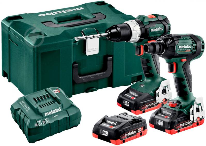 Набор аккумуляторного инструмента Metabo COMBO SET 2.1.16 18 V BL LIHD 685128960 - фото 1