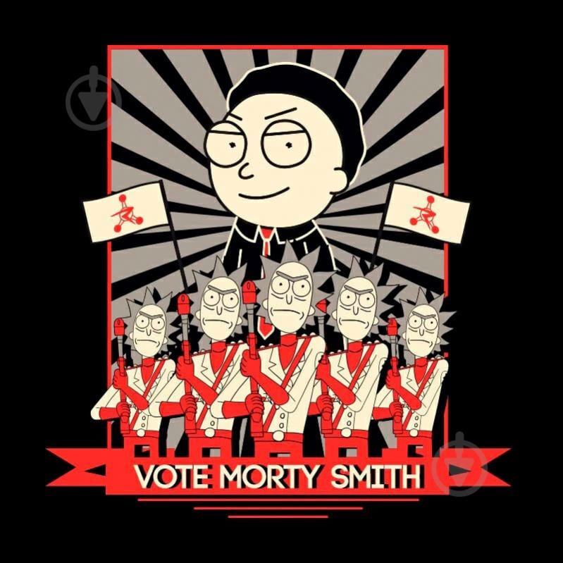 Футболка FSD ABYstyle Rick and Morty Vote Morty M (ABYTEX506M) - фото 2