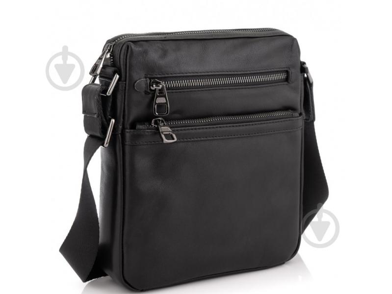 Сумка-мессенджер мужская Tiding Bag 9830A черный - фото 1