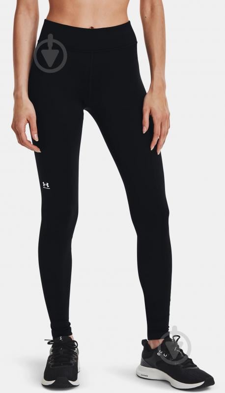 Лосины Under Armour Authentics Legging 1368700-001 р.XS черный - фото 1