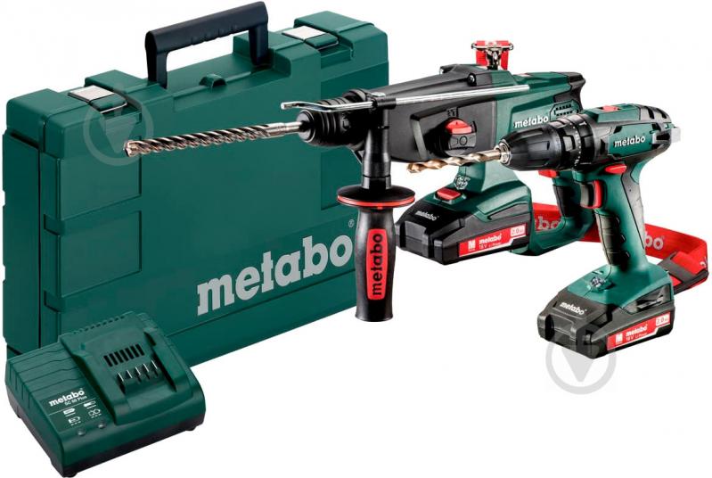 Набор аккумуляторного инструмента Metabo Сombo Set 2.3.4 18 v 685090000 - фото 1