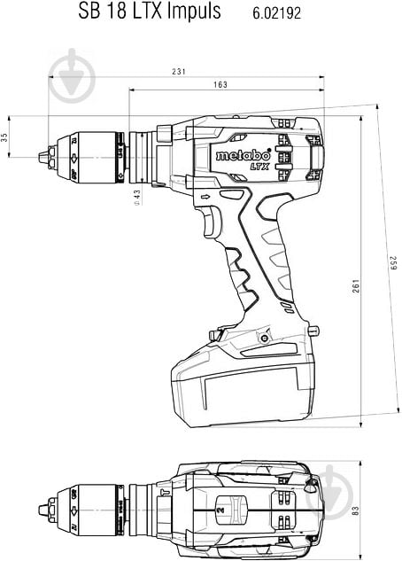 Набор аккумуляторного инструмента Metabo Сombo Set 5.1 691006000 - фото 14