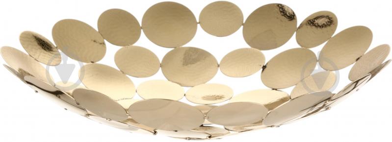 Фруктовница Inari Golden Dots 31x6,5 см - фото 1