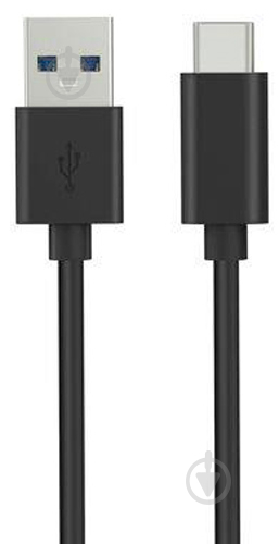 Кабель MediaRange USB 3.0 - USB Type-C 1,8 м black (MRCS182) - фото 1