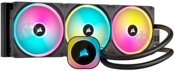 Система водяного охолодження Corsair iCUE Link H170i RGB Liquid CPU Cooler (CW-9061004-WW) - фото 1