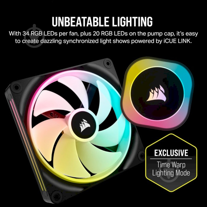 Система водяного охолодження Corsair iCUE Link H170i RGB Liquid CPU Cooler (CW-9061004-WW) - фото 15