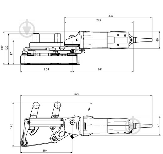 Шлифовальная машина для труб Metabo RBE 15-180 SET 602183510 - фото 6