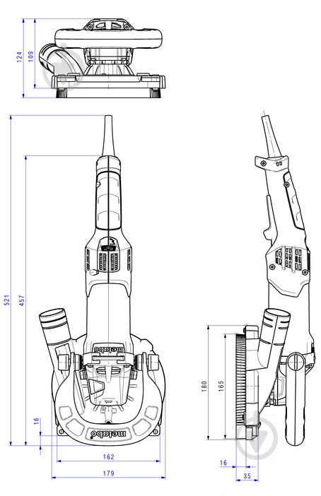 Набір електроінструменту Metabo RSEV 19-125 RT + ASR 35 L ACP SET 691000000 - фото 11