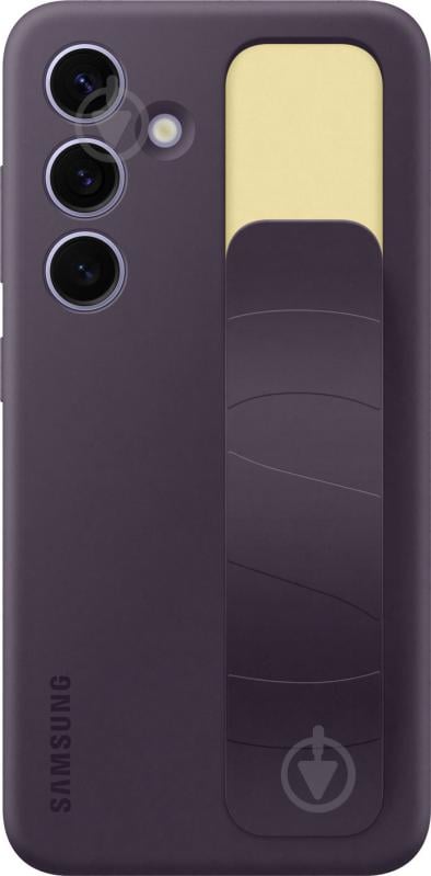 Чехол-накладка Samsung Standing Grip Case Dark Violet (EF-GS921CEEGWW) для S24 - фото 2