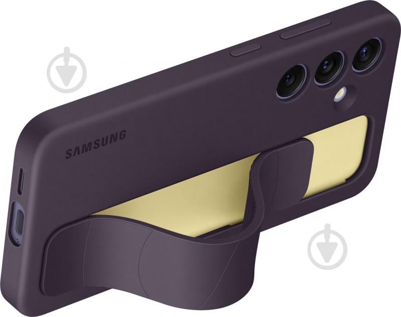 Чехол-накладка Samsung Standing Grip Case Dark Violet (EF-GS921CEEGWW) для S24 - фото 3