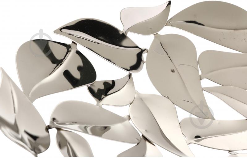 Фруктовница Inari Silver Leaves 42,5x7 см - фото 2