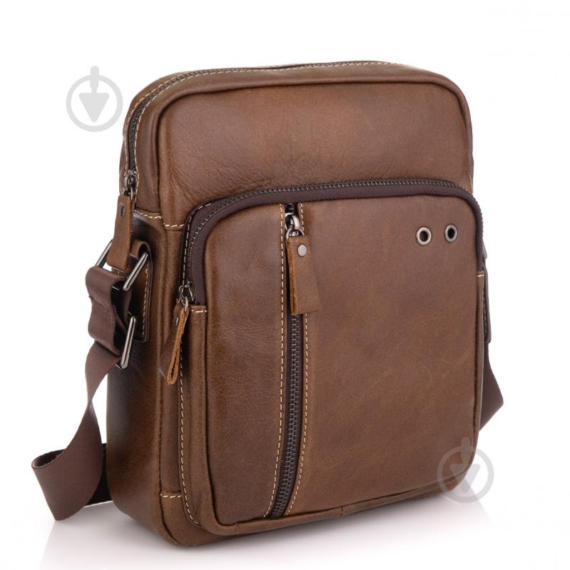Сумка через плечо Tiding Bag N2-0013B коричневый - фото 1 Сумка через плечо Tiding Bag N2-0013B коричневый - фото 1