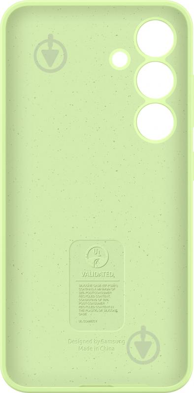 Чехол-накладка Samsung Silicone Case Light Green (EF-PS921TGEGWW) для S24 - фото 5