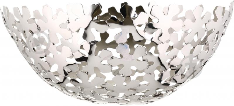 Фруктовниця Inari Silver Flowers 36x36x15 см - фото 2