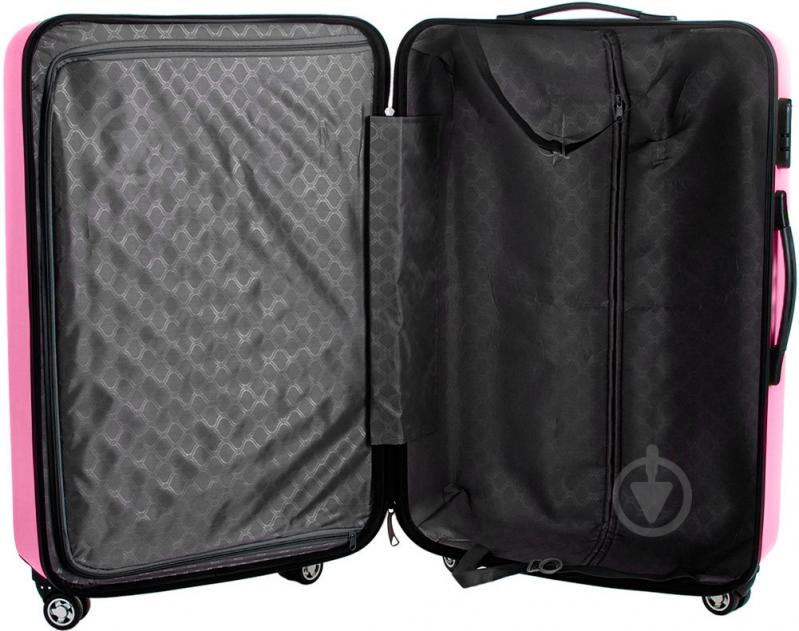 Чемодан Bernard 55 л розовый Comfort Alum 24 946844 - фото 6