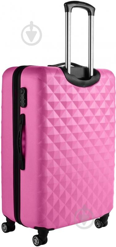 Чемодан Bernard 84 л розовый Comfort Alum 28 946845 - фото 1