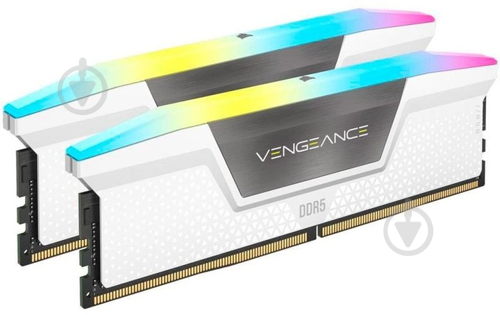 Оперативная память Corsair DDR5 SDRAM 32 GB (2x16GB) 6000 MHz (CMH32GX5M2B6000C40W) Vengeance RGB White - фото 2