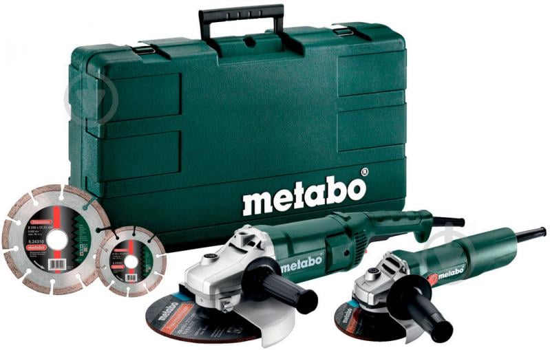 Набор электроинструмента Metabo COMBO SET WEP 2200-230 + W 750-125 685173510 - фото 1