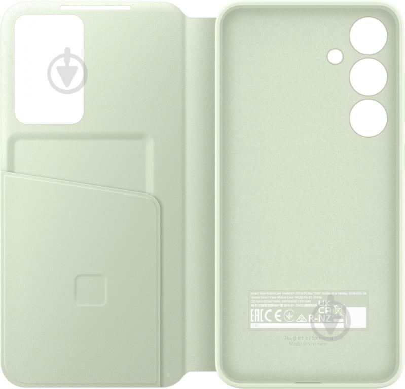 Чехол-книжка Samsung Smart View Wallet Case Light Green (EF-ZS926CGEGWW) для S24+ - фото 5