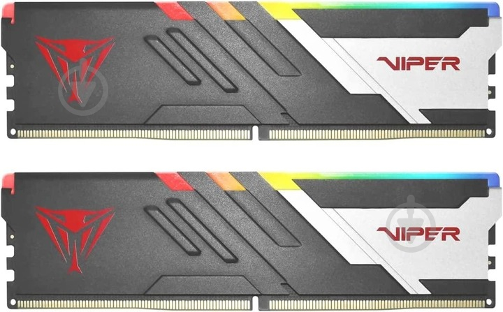 Оперативна пам'ять Patriot DDR5 SDRAM 32 GB (2x16GB) 6200 MHz (PVVR532G620C40K) Viper Venom RGB - фото 1