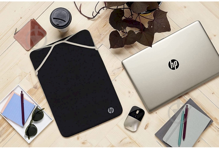 Чехол HP Reversible Protective Sleeve 15.6" black/gold (2F2K6AA) - фото 4