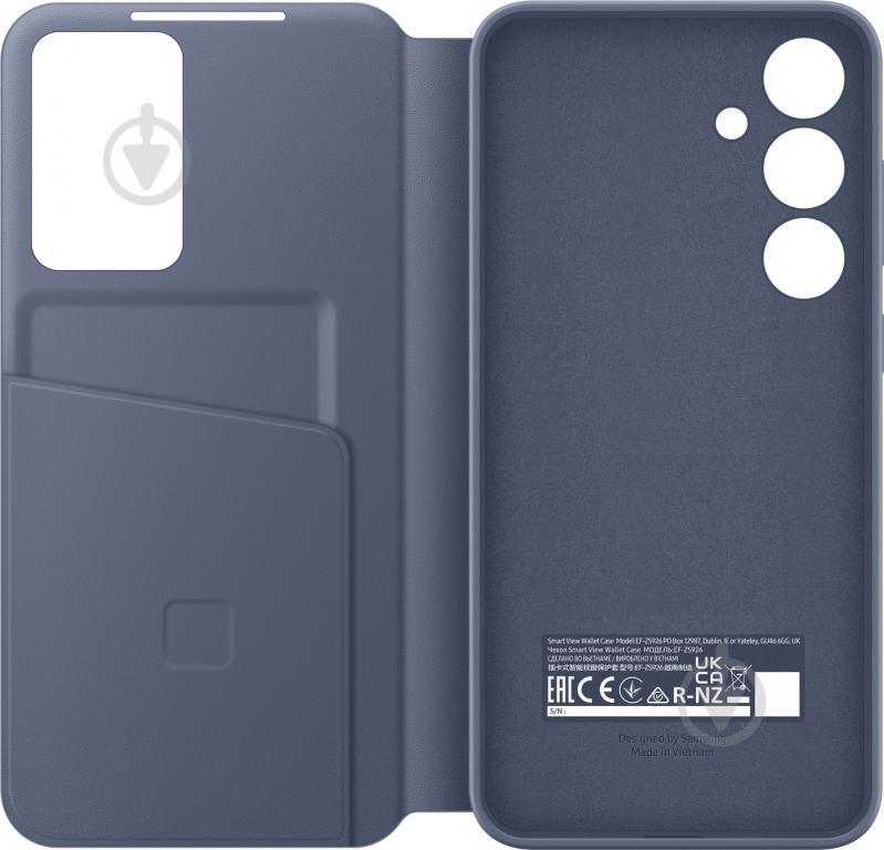 Чехол-книжка Samsung Smart View Wallet Case Violet (EF-ZS926CVEGWW) для S24+ - фото 5