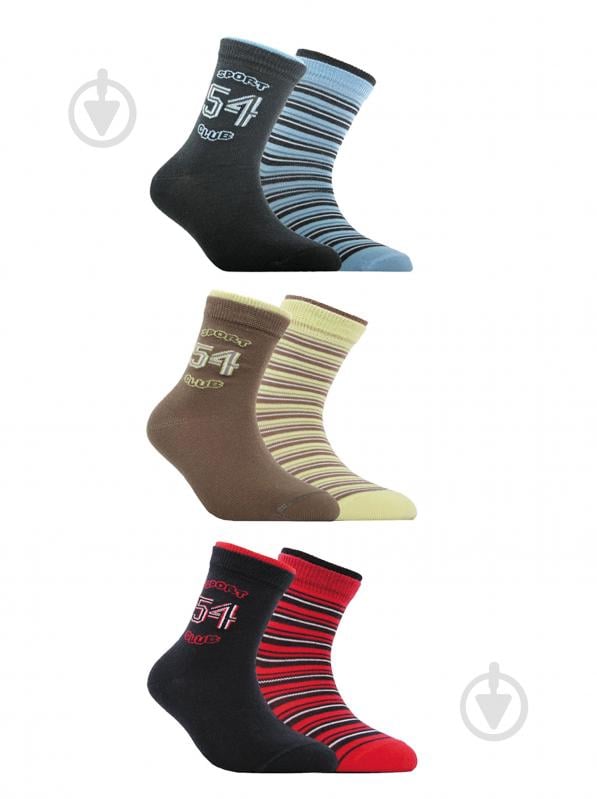 Шкарпетки дитячі для дівчатокдля хлопчиків Conte-Kids CK TIP-TOP (2 пари) 7С-91СП 701 р.16 блакитний - фото 1