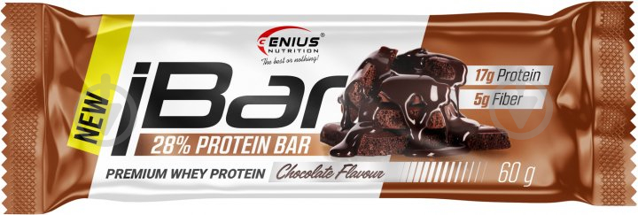 Протеиновый батончик Genius Nutrition iBar Шоколад 60 г - фото 1