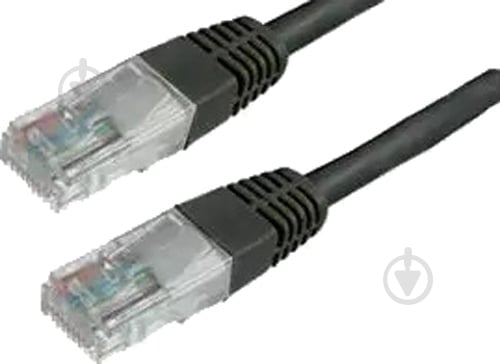 Патч-корд MediaRange (Ethernet кабель) CAT6 UTP MRCS120 10 м черный - фото 2