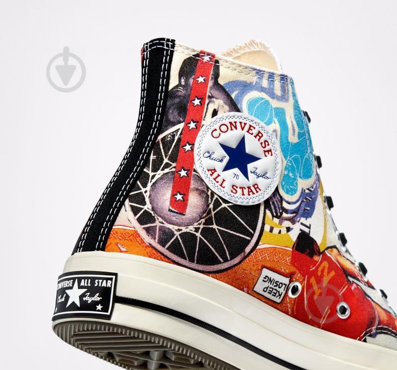 Кеди Converse CHUCK 70 HI 170680C р.44,5 різнокольоровий - фото 5