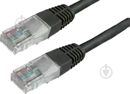 Патч-корд MediaRange (Ethernet кабель) CAT6 UTP MRCS116 3 м черный - фото 2