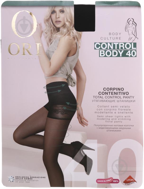 Колготки ORI Control Body 40 Den Nero 4 черный - фото 1