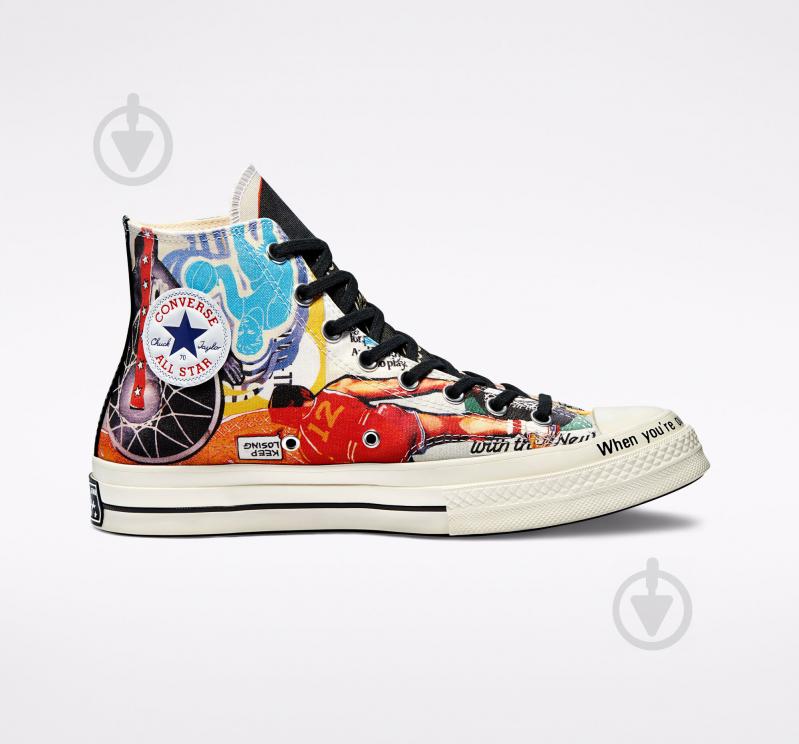 Кеди Converse CHUCK 70 HI 170680C р.46 різнокольоровий - фото 1