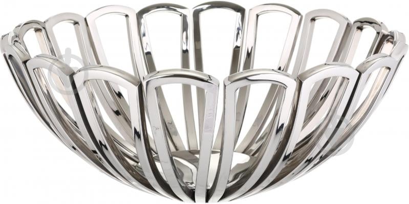 Фруктовница Inari Silver Daisy 41x16,5 см - фото 1