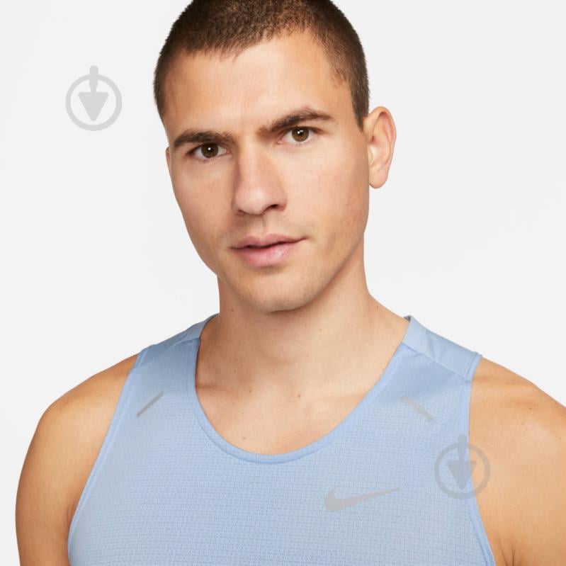 Майка Nike DF RISE 365 TANK CZ9179-482 р.2XL голубой - фото 3