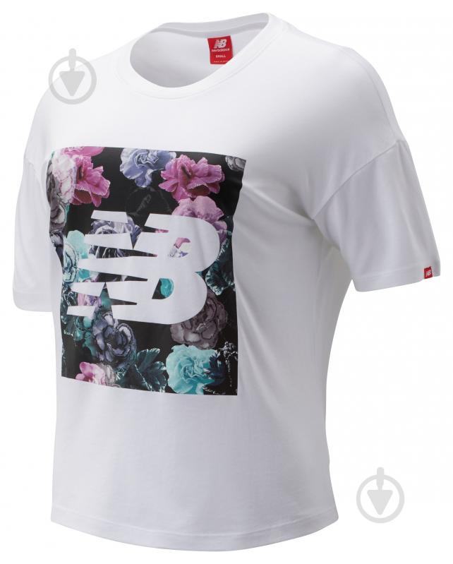 Футболка New Balance WT93537WT р.XS білий - фото 1