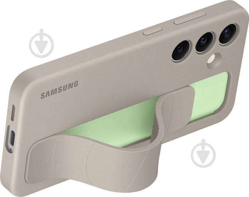 Чехол-накладка Samsung Standing Grip Case Taupe (EF-GS921CUEGWW) для S24 - фото 3