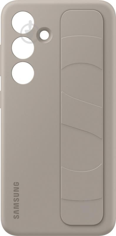 Чехол-накладка Samsung Standing Grip Case Taupe (EF-GS921CUEGWW) для S24 - фото 4