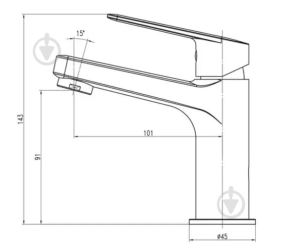 Змішувач для умивальника TOPAZ CAPRI TCA-15207-H44-BL - фото 8 Змішувач для умивальника TOPAZ CAPRI TCA-15207-H44-BL - фото 8