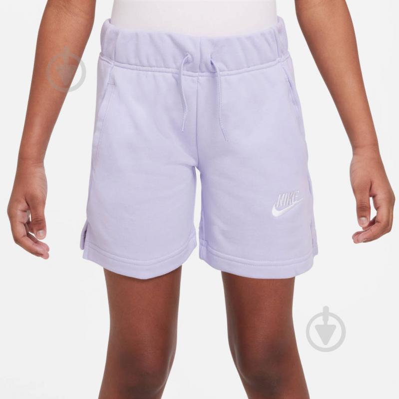 Шорты Nike G NSW CLUB FT 5 IN SHORT DA1405-536 р. XL фиолетовый - фото 1