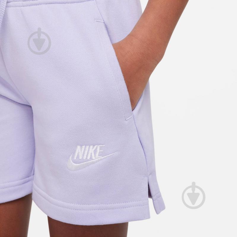 Шорты Nike G NSW CLUB FT 5 IN SHORT DA1405-536 р. XL фиолетовый - фото 5