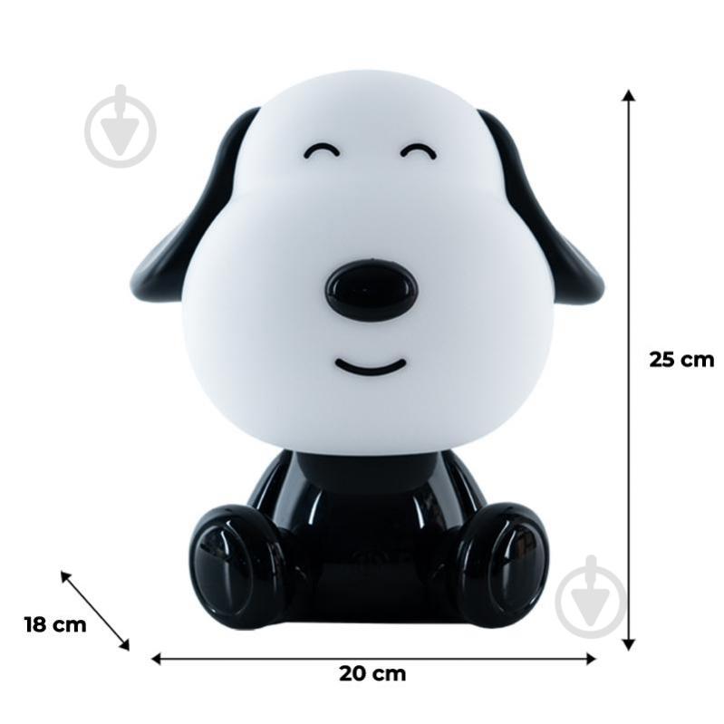 Светильник-ночник LED KITE Doggy 2,5 Вт черный/белый K24-491-3-4 - фото 4