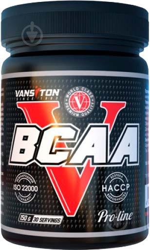 Амінокислотна суміш Vansiton BCAA без смаку 150 г 60 порц. - фото 1