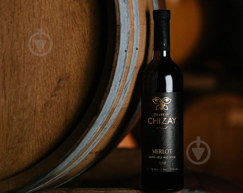 Вино Chateau Chizay Merlot 2018 года 750 мл - фото 2